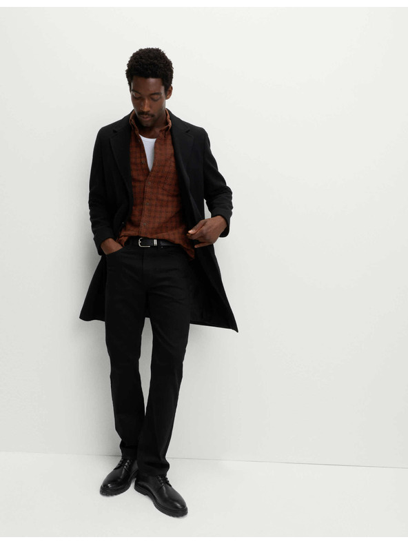 Marks & Spencer Čistě bavlněná flanelová košile Marks & Spencer hnědá