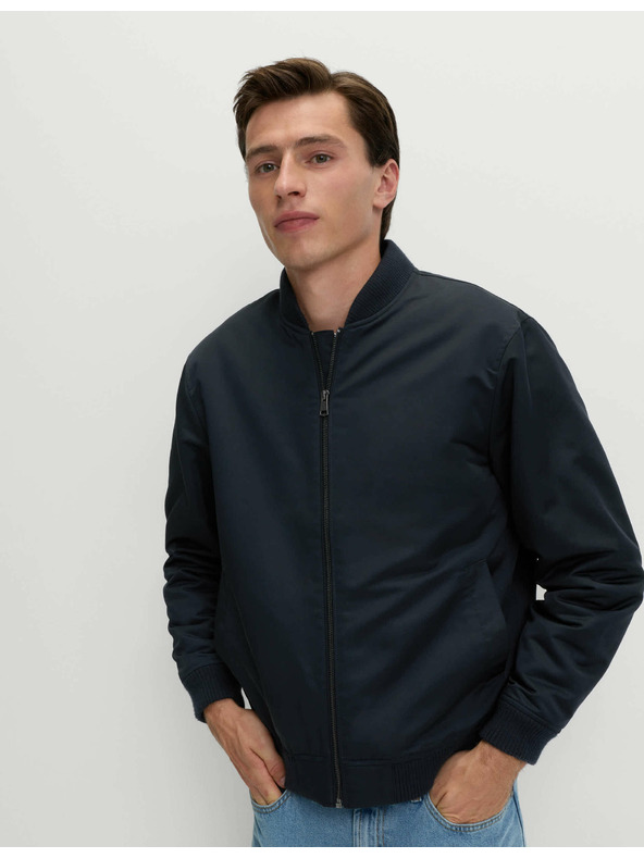 Marks & Spencer Saténová bunda bomber Marks & Spencer námořnická modrá