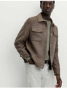 Marks & Spencer Kamioňácká bunda z umělého semiše Marks & Spencer zelená