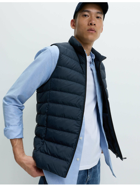 Marks & Spencer Lehká vesta polstrovaná peřím a prachovým peřím Marks & Spencer námořnická modrá