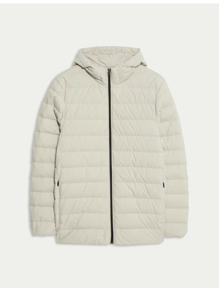 Marks & Spencer Lehká bunda s peřím a prachovým peřím Marks & Spencer béžová