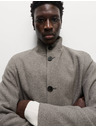 Marks & Spencer Kabát se stojacím límcem Marks & Spencer béžová