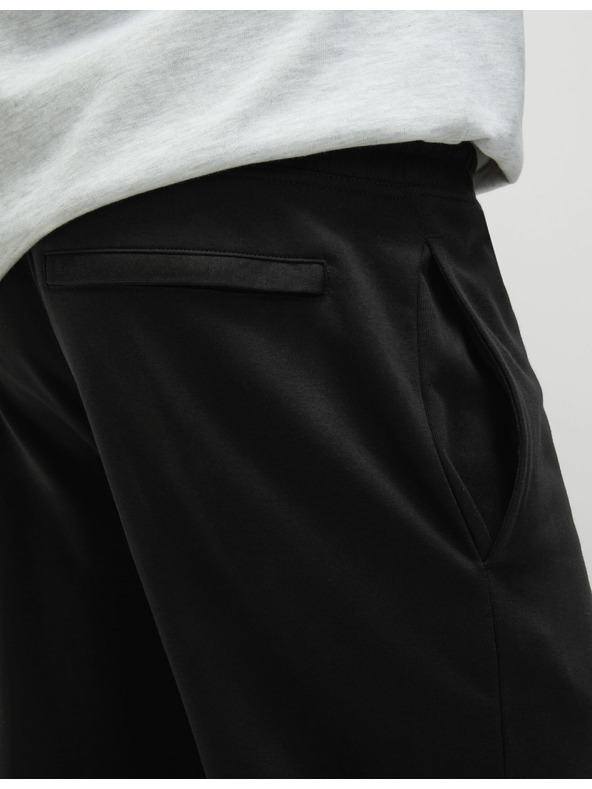 Marks & Spencer Tepláky s rovnými nohavicemi, stahovací šňůrkou a vysokým podílem bavlny Marks & Spencer černá