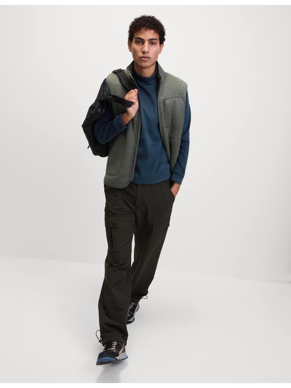 Marks & Spencer Flísový top se stojáčkem Marks & Spencer námořnická modrá