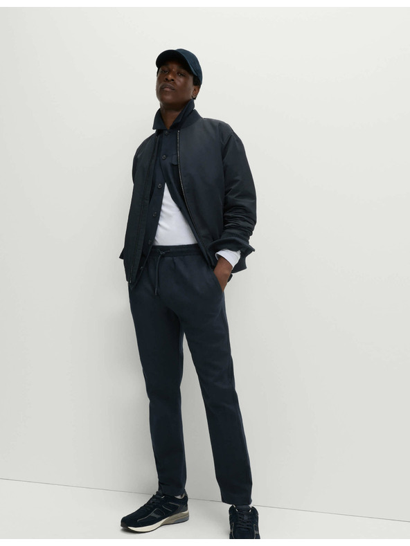 Marks & Spencer Bundokošile s vysokým podílem bavlny a motivem rybí kosti Marks & Spencer námořnická modrá