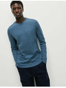 Marks & Spencer Čistě bavlněné tričko s dlouhým rukávem, měkké na dotek Marks & Spencer modrá