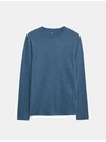 Marks & Spencer Čistě bavlněné tričko s dlouhým rukávem, měkké na dotek Marks & Spencer modrá