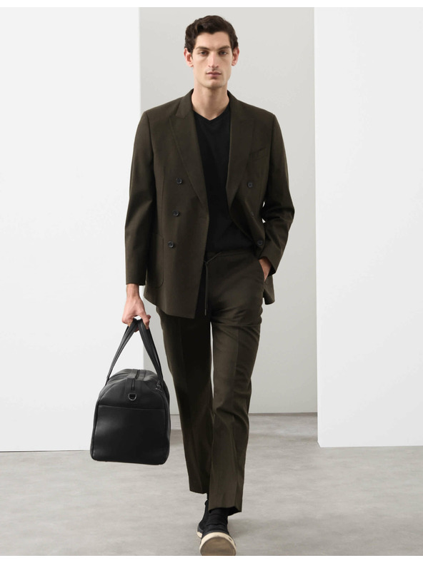 Marks & Spencer Tričko s výstřihem do V, z čisté bavlny Supima® Marks & Spencer černá