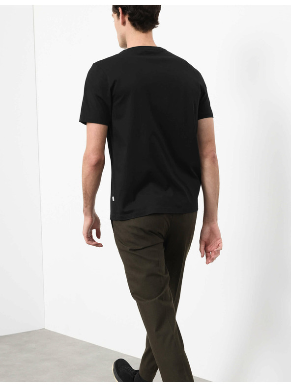 Marks & Spencer Tričko s výstřihem do V, z čisté bavlny Supima® Marks & Spencer černá