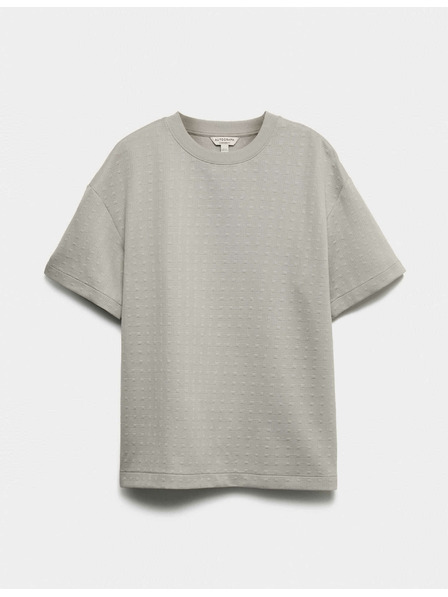 Marks & Spencer Žakárové tričko Scuba s vysokým podílem bavlny Marks & Spencer šedá