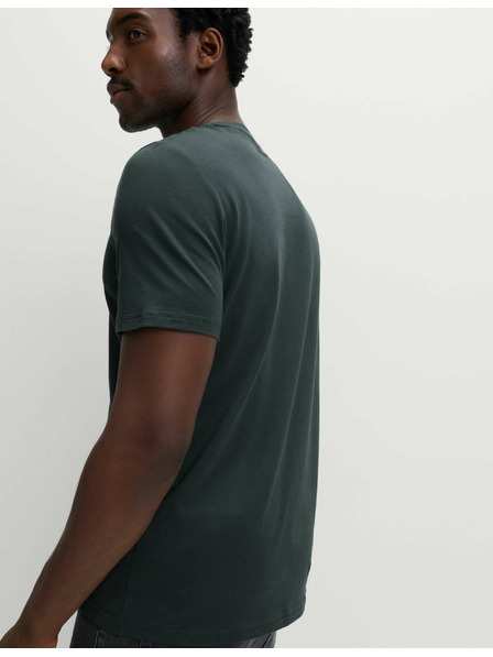 Marks & Spencer Tričko ke krku z čisté bavlny Marks & Spencer zelená