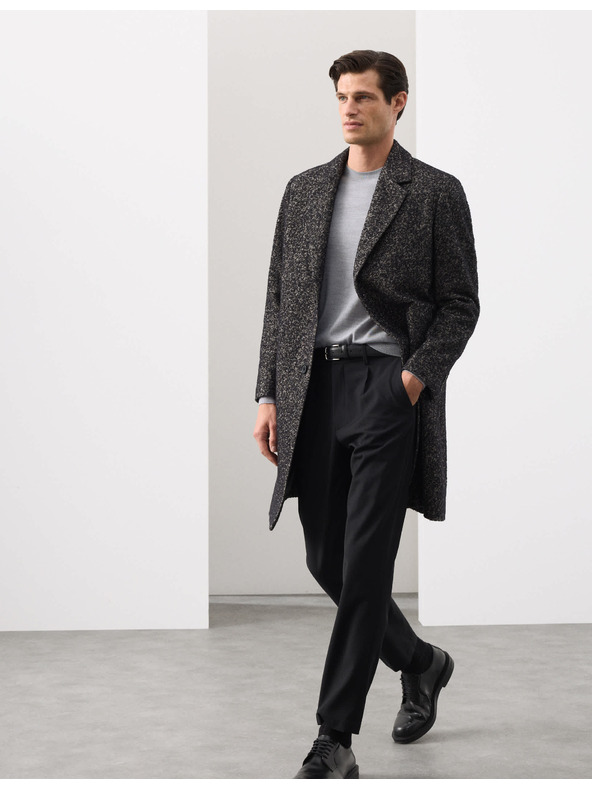 Marks & Spencer Svetr z čisté mimořádně jemné vlny merino Marks & Spencer šedá