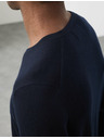 Marks & Spencer Svetr s výstřihem do V z čisté mimořádně jemné vlny merino Marks & Spencer námořnická modrá