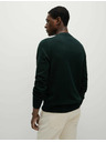 Marks & Spencer Vánoční svetr z čisté bavlny s kulatým výstřihem Marks & Spencer zelená