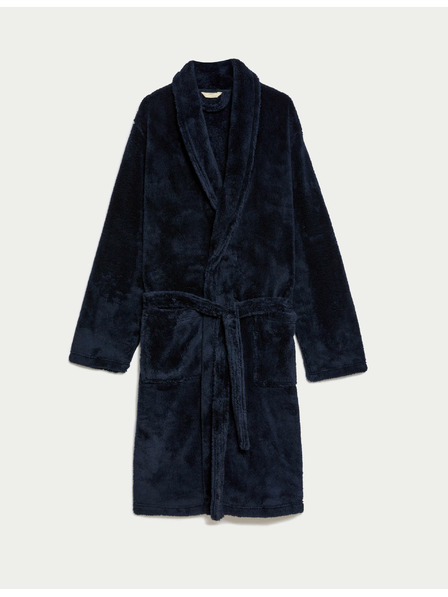 Marks & Spencer Flísový župan Supersoft Marks & Spencer námořnická modrá