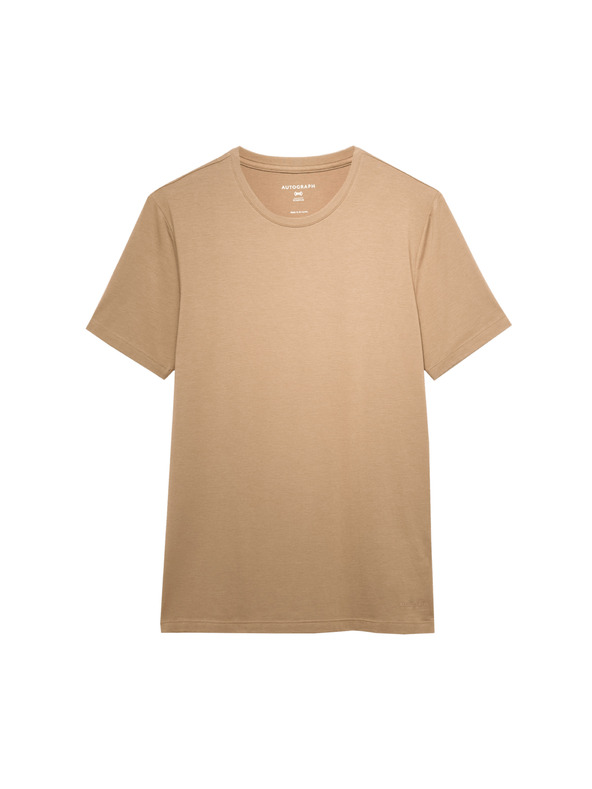 Marks & Spencer Tílko z bavlněné směsi Supima® Marks & Spencer hnědá