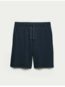 Marks & Spencer Domácí šortky z čisté bavlny s vaflovou texturou Marks & Spencer námořnická modrá