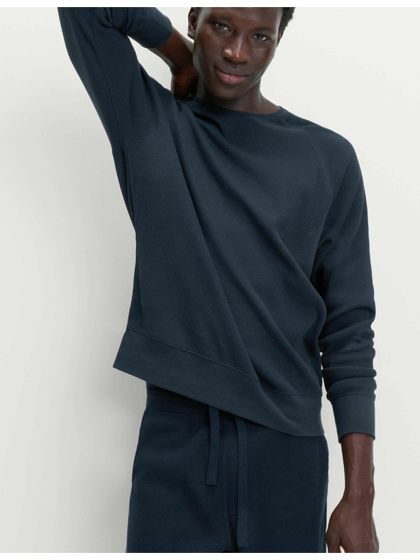 Marks & Spencer Domácí šortky z čisté bavlny s vaflovou texturou Marks & Spencer námořnická modrá