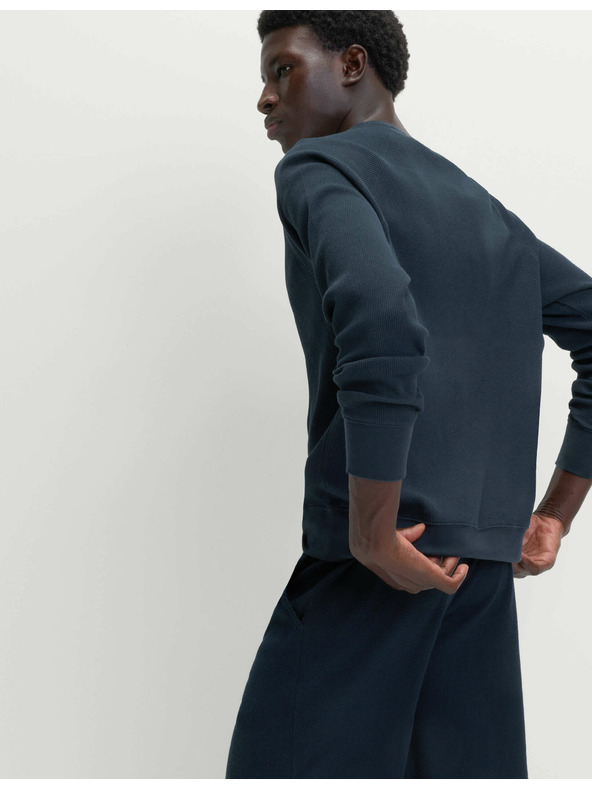 Marks & Spencer Domácí šortky z čisté bavlny s vaflovou texturou Marks & Spencer námořnická modrá