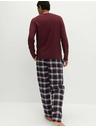 Marks & Spencer Pyžamová souprava z česané bavlny Marks & Spencer červená
