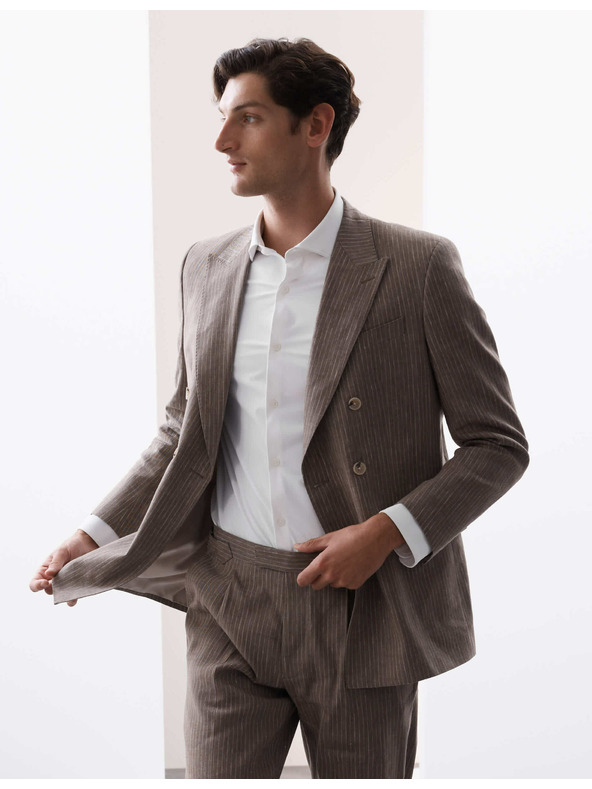 Marks & Spencer Strečová funkční košile projmutého střihu Marks & Spencer bílá