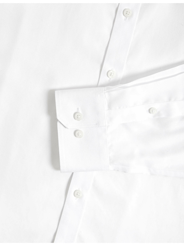 Marks & Spencer Košile z čisté bavlny klasického střihu s nežehlivou úpravou Marks & Spencer bílá