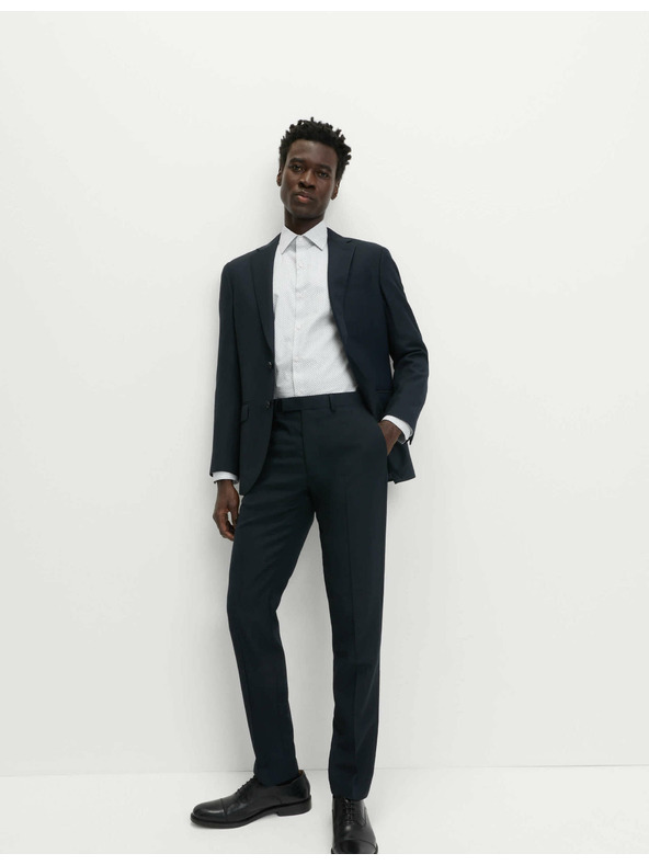 Marks & Spencer Košile s potiskem normálního střihu z čisté bavlny Marks & Spencer bílá