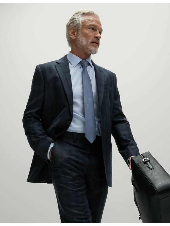 Marks & Spencer Košile úzkého střihu a kravata, snadné žehlení Marks & Spencer modrá