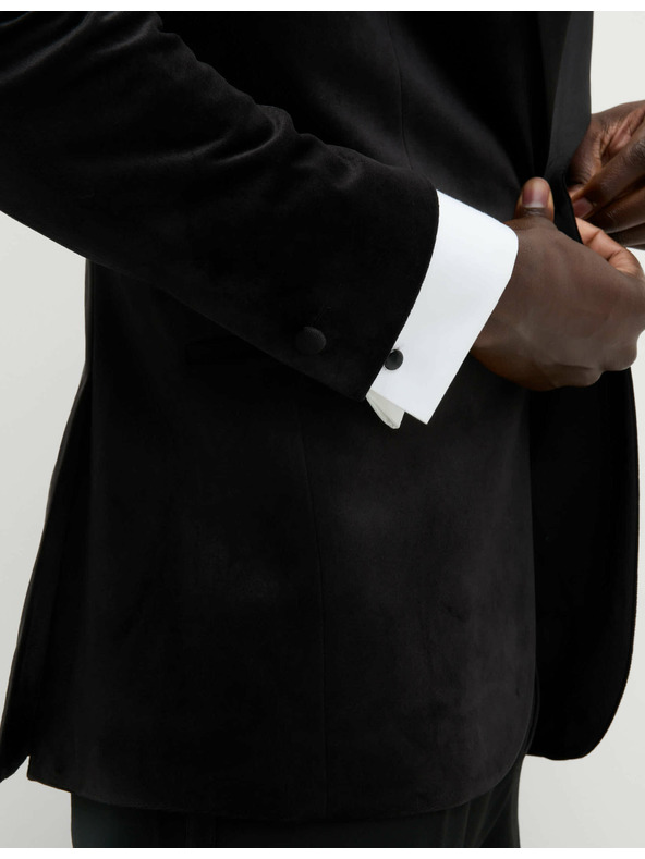 Marks & Spencer Košilové šaty mírně zúženého střihu z luxusní bavlny s dvojitou manžetou Marks & Spencer bílá