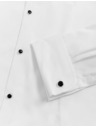 Marks & Spencer Košilové šaty úzkého střihu z luxusní bavlny s dvojitou manžetou Marks & Spencer bílá