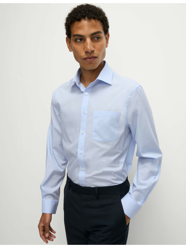 Marks & Spencer Košile normálního střihu s dlouhým rukávem, 3 ks Marks & Spencer modrá