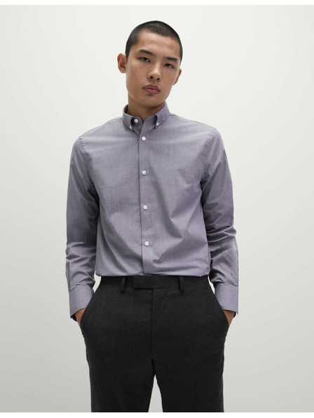 Marks & Spencer Košile úzkého střihu z kanafasu, snadné žehlení, 2 ks v balení Marks & Spencer šedá