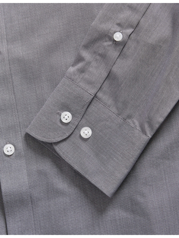 Marks & Spencer Košile úzkého střihu z kanafasu, snadné žehlení, 2 ks v balení Marks & Spencer šedá