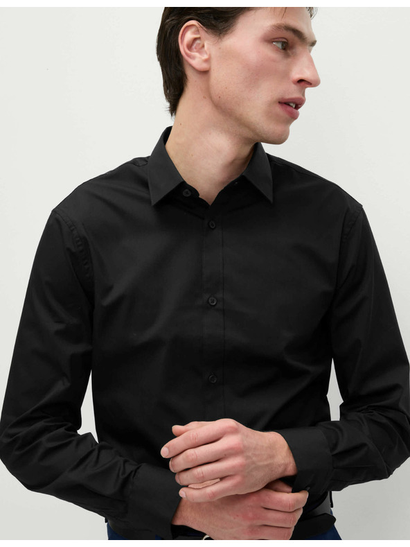 Marks & Spencer Košile úzkého střihu, snadné žehlení Marks & Spencer černá