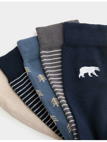 Marks & Spencer 5 párů ponožek Cool & Fresh™ Bear s vysokým podílem bavlny Marks & Spencer modrá
