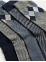 Marks & Spencer 5 párů ponožek Argyle Cool & Fresh™ s vysokým podílem bavlny Marks & Spencer modrá