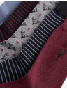 Marks & Spencer Ponožky C and F s motivem jelena, s vysokým podílem bavlny, 5 párů v balení Marks & Spencer námořnická modrá
