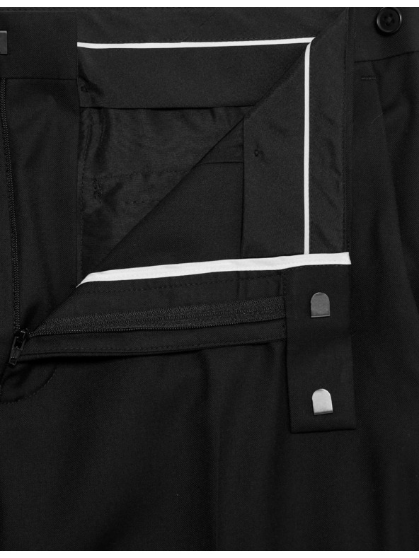 Marks & Spencer Smokingové kalhoty úzkého střihu se strečem Marks & Spencer černá