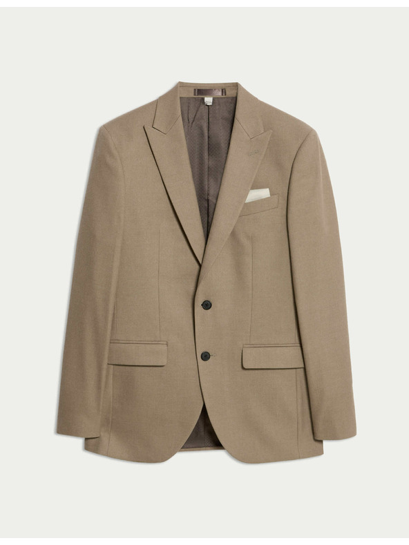 Marks & Spencer Kostýmové sako, přiléhavý střih Marks & Spencer smetanová