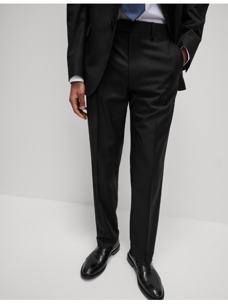 Marks & Spencer Oblekové kalhoty klasického střihu Marks & Spencer černá