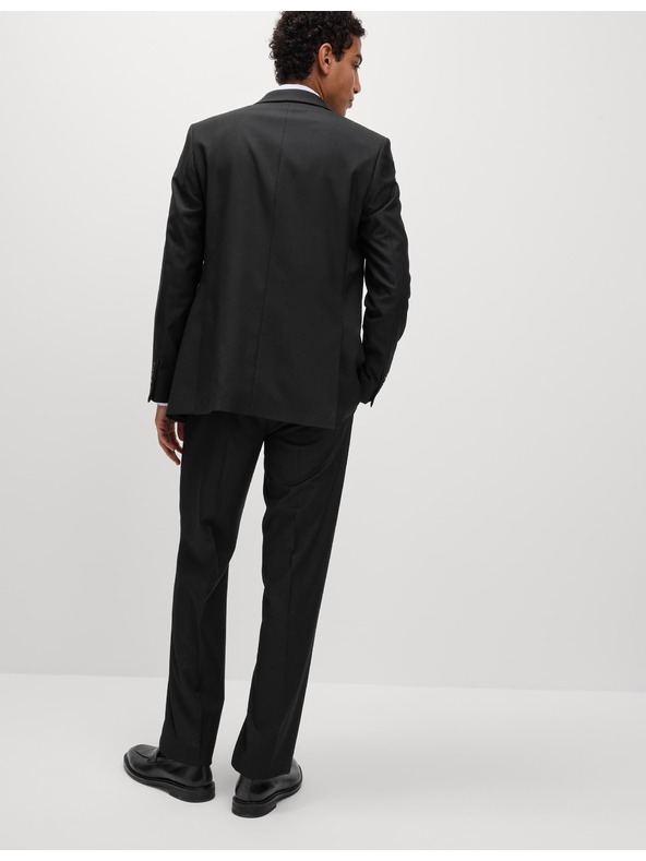 Marks & Spencer Oblekové kalhoty klasického střihu Marks & Spencer černá