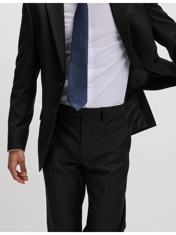 Marks & Spencer Oblekové kalhoty klasického střihu Marks & Spencer černá