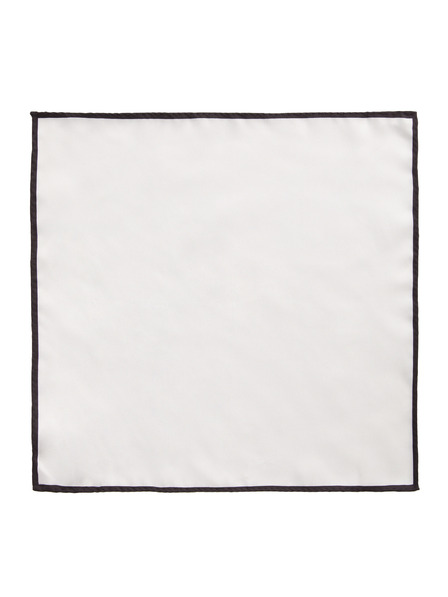 Marks & Spencer Klopový kapesník z čistého hedvábí Marks & Spencer bílá