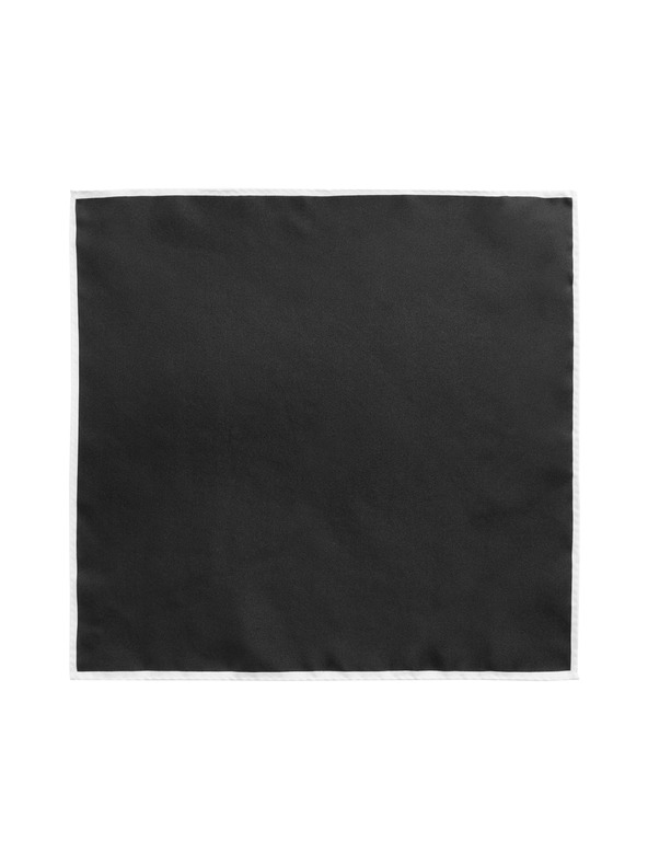 Marks & Spencer Klopový kapesník z čistého hedvábí Marks & Spencer černá