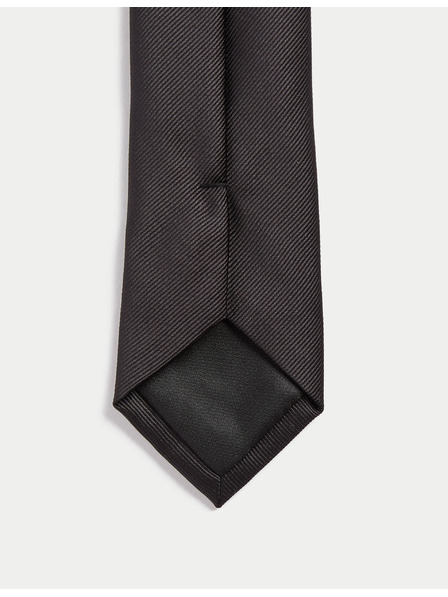 Marks & Spencer Úzká jednobarevná kravata, kterou lze prát v pračce Marks & Spencer černá