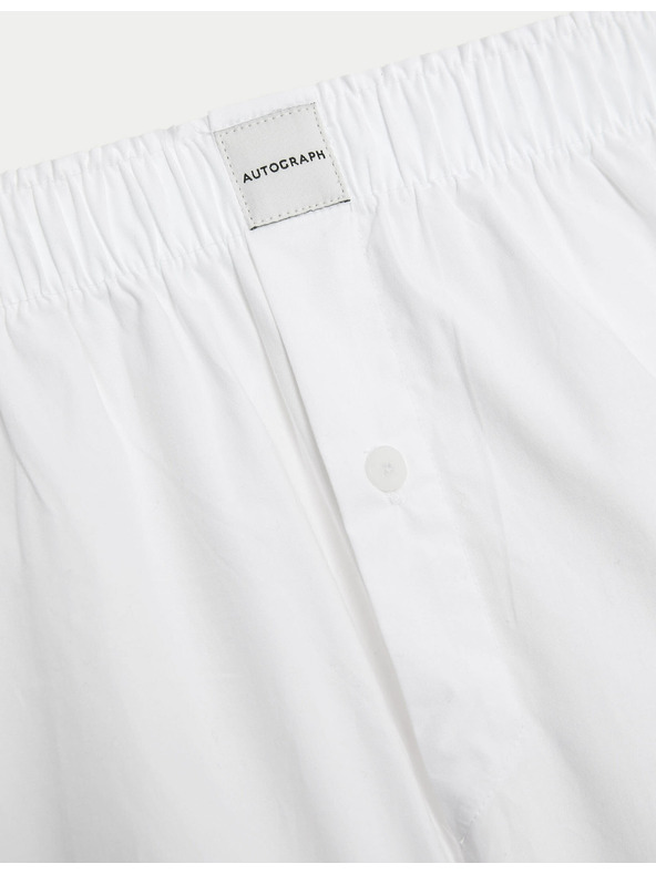 Marks & Spencer Tkané boxerky Supima® s vysokým podílem bavlny, 5 ks v balení Marks & Spencer bílá