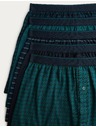 Marks & Spencer Žerzejové boxerky z čisté bavlny s technologií Cool & Fresh™, 5 ks v balení Marks & Spencer zelená
