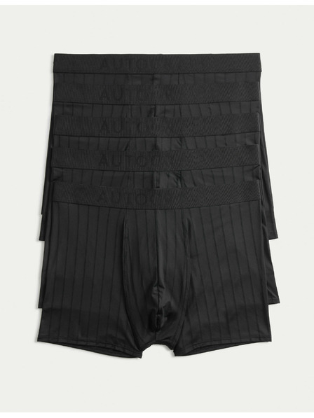 Marks & Spencer Úpletové trenýrky Microskin, 5 ks Marks & Spencer černá