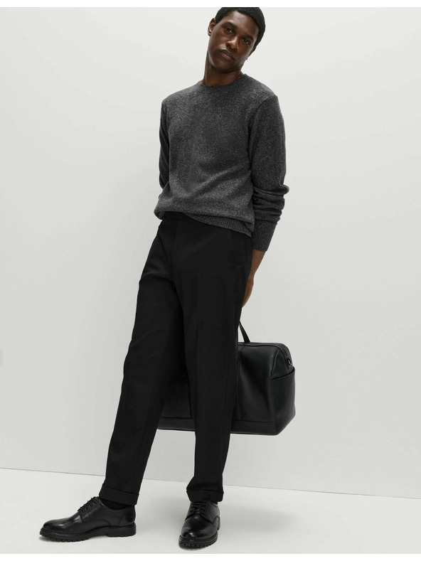 Marks & Spencer Teplé kalhoty s bočními stahovacími úchyty a rukojetí Marks & Spencer černá