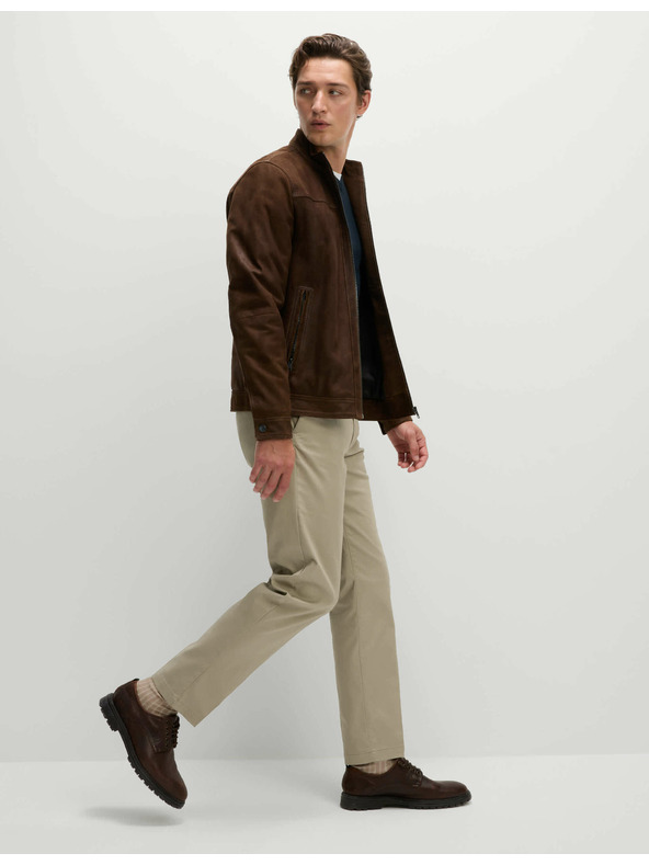 Marks & Spencer Keprové chino kalhoty Heritage normálního střihu Marks & Spencer béžová